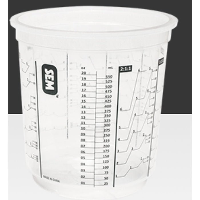 SEM 22 Oz. Hard Cup - Mix Ratios
