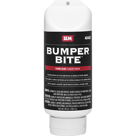 SEM Bumper Bite 40482 Flexible Glaze, 16 oz Tube, Light Blue, Liquid