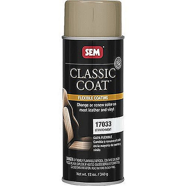 Classic Coat™ 17033 Flexible Coating, 16 oz Aerosol Can, Light Parchment, 24 hr Curing, Aerosol