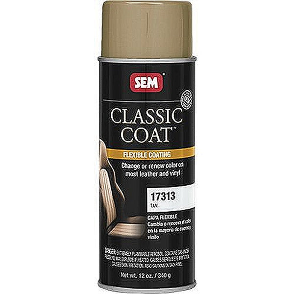 Classic Coat™ 17313 Flexible Coating, 16 oz Aerosol Can, Tan, 24 hr Curing, Aerosol