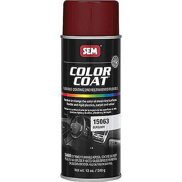 Color Coat™ 15063 Flexible Coating, 16 oz Aerosol Can, Burgundy, 24 hr Curing, Aerosol