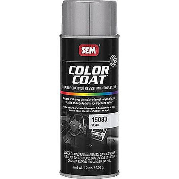 Color Coat™ 15083 Flexible Coating, 16 oz Aerosol Can, Silver, 24 hr Curing, Aerosol