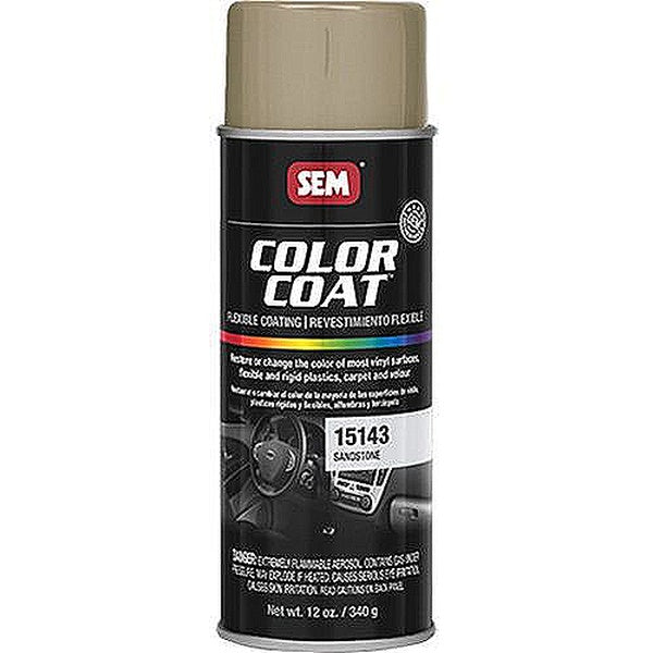 Color Coat™ 15143 Flexible Coating, 16 oz Aerosol Can, Sandstone, 24 hr Curing, Aerosol