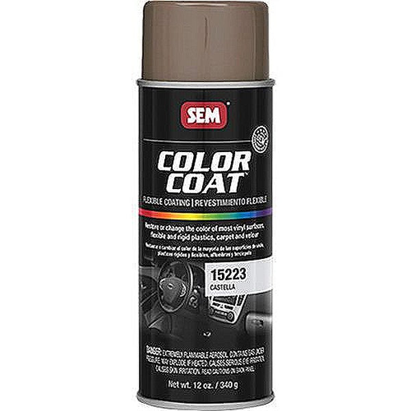 Color Coat™ 15223 Flexible Coating, 16 oz Aerosol Can, Castella, 24 hr Curing, Aerosol