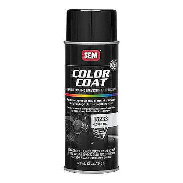 Color Coat™ 15233 Specialty Flexible Coating, 16 oz, Gloss Black, No VOC VOC, 1:10 Mixing, 10 sq-ft Coverage