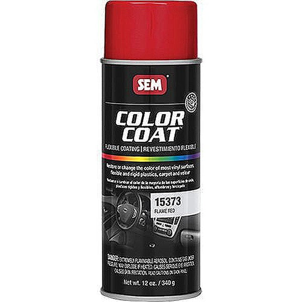 Color Coat™ 15373 Flexible Coating, 16 oz Aerosol Can, Flame Red, 24 hr Curing, Aerosol