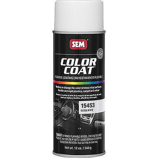 Color Coat™ 15453 Flexible Coating, 16 oz Aerosol Can, Gloss White, 24 hr Curing, Aerosol