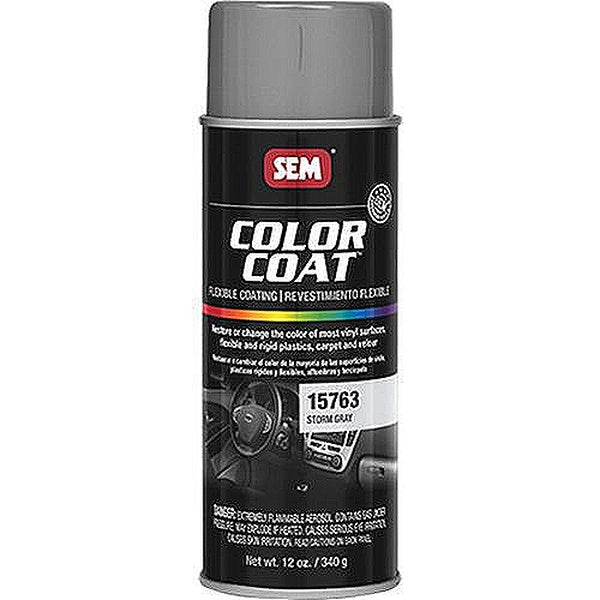 Color Coat™ 15763 Flexible Coating, 16 oz Aerosol Can, Storm Gray, 24 hr Curing, Aerosol