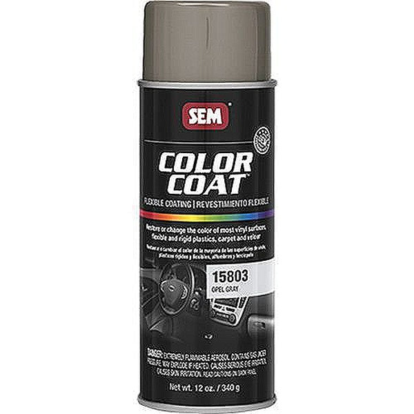 Color Coat™ 15803 Flexible Coating, 16 oz Aerosol Can, Opel Gray, 24 hr Curing, Aerosol