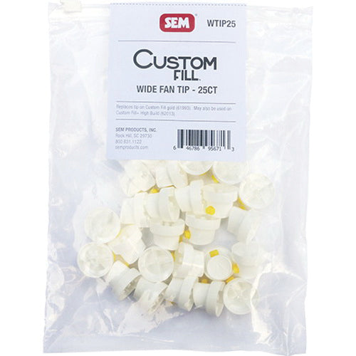 SEM Custom Fill WTIP25 Wide Fan Tip, Use With: Aerosol Can