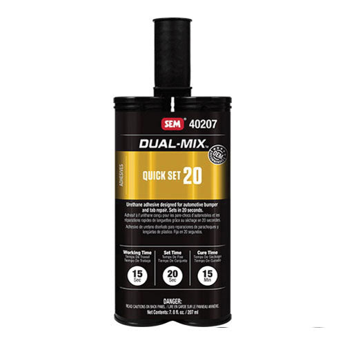 Dual-Mix 40207 Quick Set 20 Urethane Adhesive 7 oz Opaque Cartridge