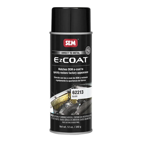 EZ Coat 62213 Direct-To-Metal Coating 16 oz Black 13 sq-ft Coverage 30 min Dry Cure