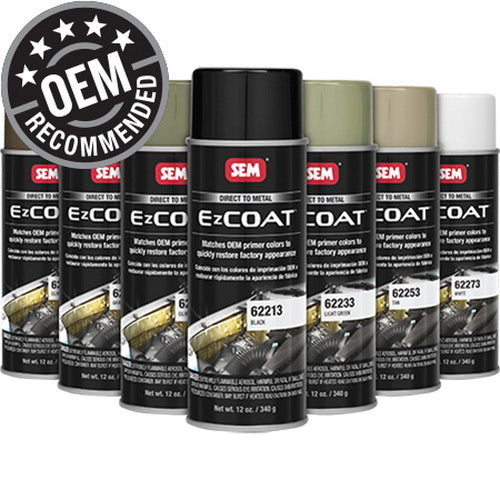 SEM Coat 62283 Metal Coating, 16 oz Aerosol Can, Field Drab, 13 sq-ft/Can Coverage