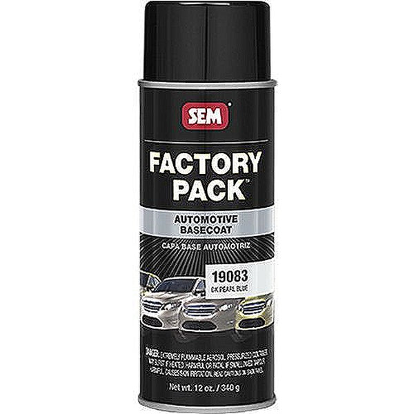 Factory Pack™ 19083 Automotive Basecoat, 16 oz Aerosol Can, Blue Pearl, RTU Mixing