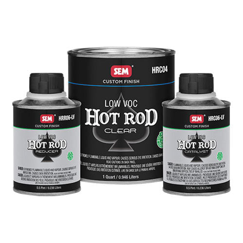 SEM Hot Rod HRC40 Clear Kit, 1.5 qt, Clear, No VOC VOC, 4:1:1 Mixing, 270 sq-ft Coverage — view 2