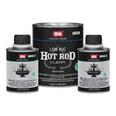 Hot Rod HRC40 Clear Kit 1.5 qt Clear 4:1:1 Mixing, 270 sq-ft Coverage