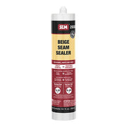 SEM 29382 2900 1-Component Seam Sealer, 10.1 fl-oz Tube, Liquid, Beige, 1K Component, 24 hr at 70 de
