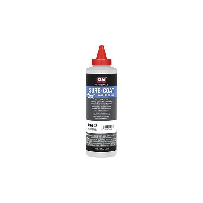 SEM Sure-Coat A16808 Aerospace Flattener Waterborne Coating, 1 qt