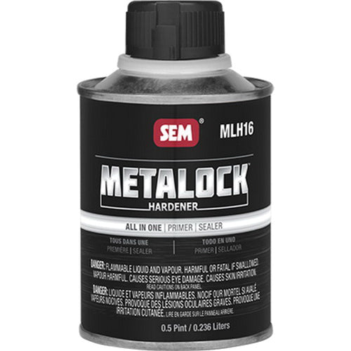SEM Metalock MLH16 Hardener, 0.5 pt Aerosol Can, Clear to Amber, Liquid, Use With: DTM High Build Pr