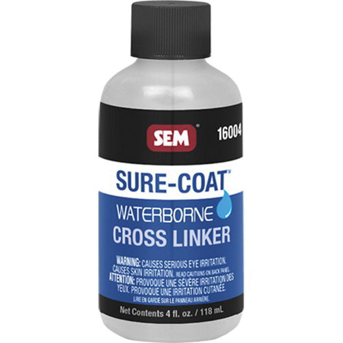 SEM Sure-Coat 16004 Cross Linker, 4 oz Can, Clear, Liquid