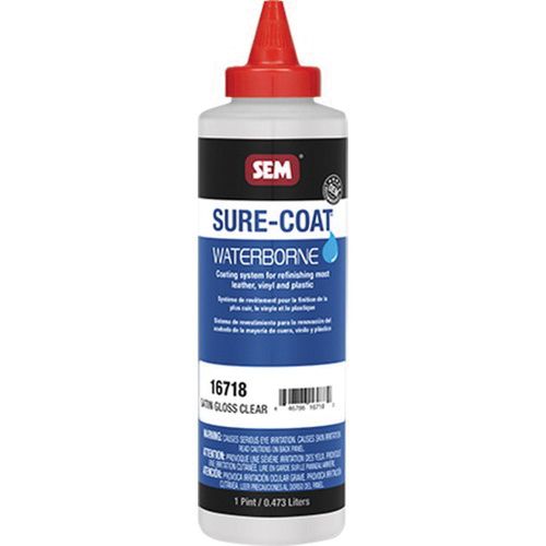 SEM Sure-Coat 16718 Waterborne Mixing System, 1 pt Can, Satin Gloss Clear, Liquid — view 3