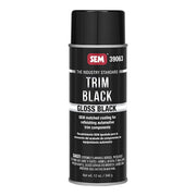 SEM Trim Black 39063 Trim Paint, 16 oz Aerosol Can, Black