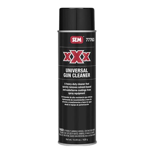 SEM 77763 Universal Gun Cleaner, 20 oz, 729.3 g/L VOC, Waterbourne (Y/N): Yes