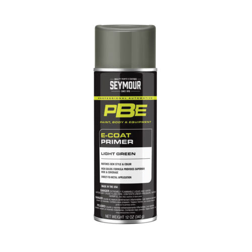 Seymour Paints 16-1697 PBE E-Coat Primer, 16 oz Aerosol Can, Aerosol, Light Green