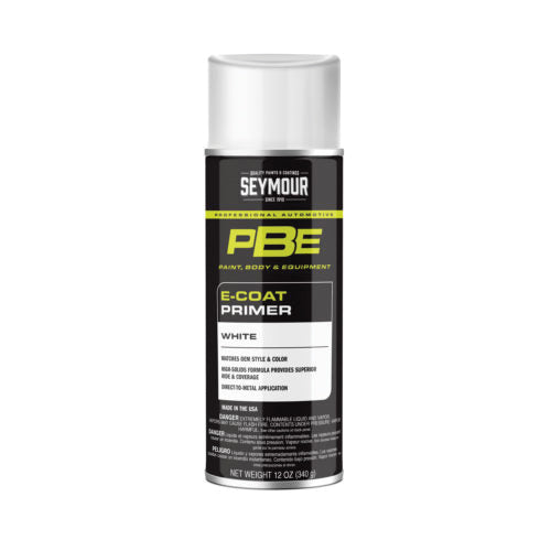 Seymour Paints 16-1699 PBE E-Coat Primer, 16 oz Aerosol Can, Aerosol, White