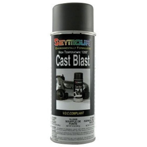 Seymour Paints Hot Spot 16-2668 Heat Resistant Spray Paint, 16 fl-oz Aerosol Can, Cast Blast, 15 sq-