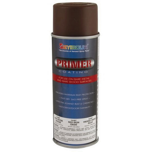 Seymour Paints Hi-Tech 16-807 Fast Dying Primer, 16 fl-oz Aerosol Can, Red Oxide, 15 sq-ft Coverage