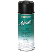 Seymour Paints Spruce 98-30 Fast Drying Lacquer Spray Paint, 16 fl-oz Aerosol Can, Flat Black, 15 sq