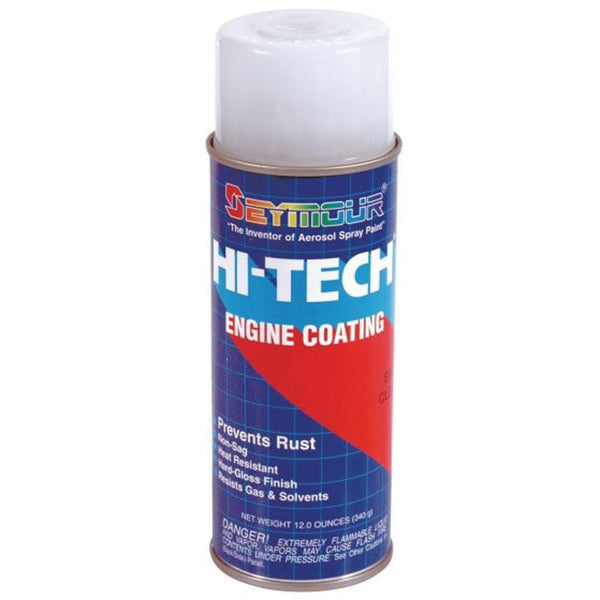 SEYMOUR® Hi-Tech® EN-70 Engine Enamel Spray Paint, 16 fl-oz Aerosol Can, Clear, 15 sq-ft Coverage