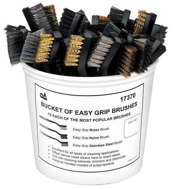 S & G Tool Aid Corp. Bucket of Easy Grip Brushes (Cotais 36 brushes)