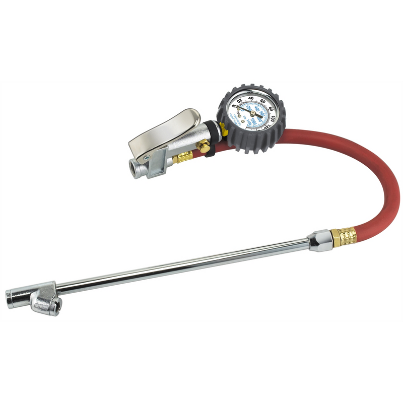 TIRE PRESSURE TESTER W/GAGE 160PSI