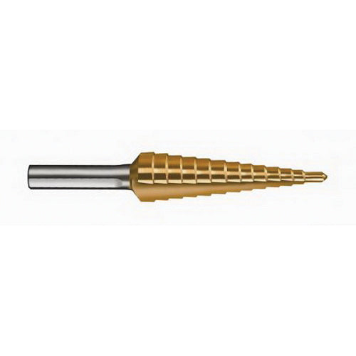 S & G Tool Aid Corp. AID 15060 Multi-Step Drill Bit, 1/8 to 1/2 in Dia, High Speed Steel