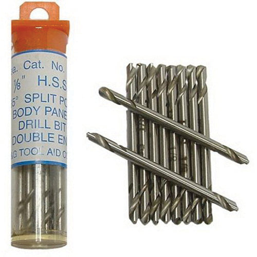 S & G Tool Aid Corp. AID 15210 Stubby Panel Drill Bit, 1/8 in Dia, High Speed Steel