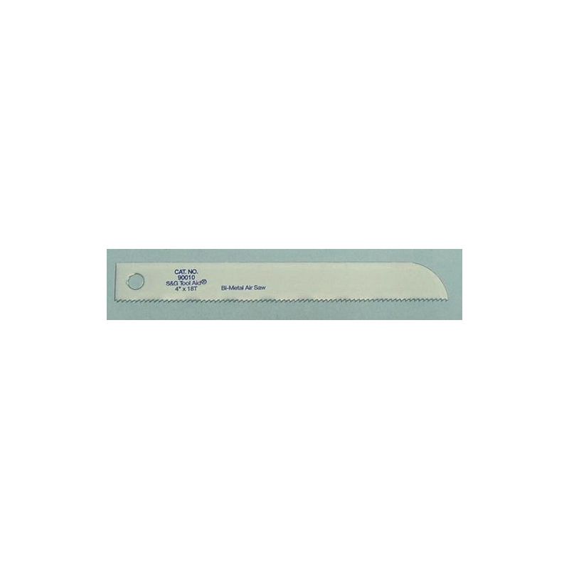 Tool Aid 90010 All-Purpose Reciprocating Air Saw Blade, 4 in L, 18 TPI, Bi-Metal, Pack of 5