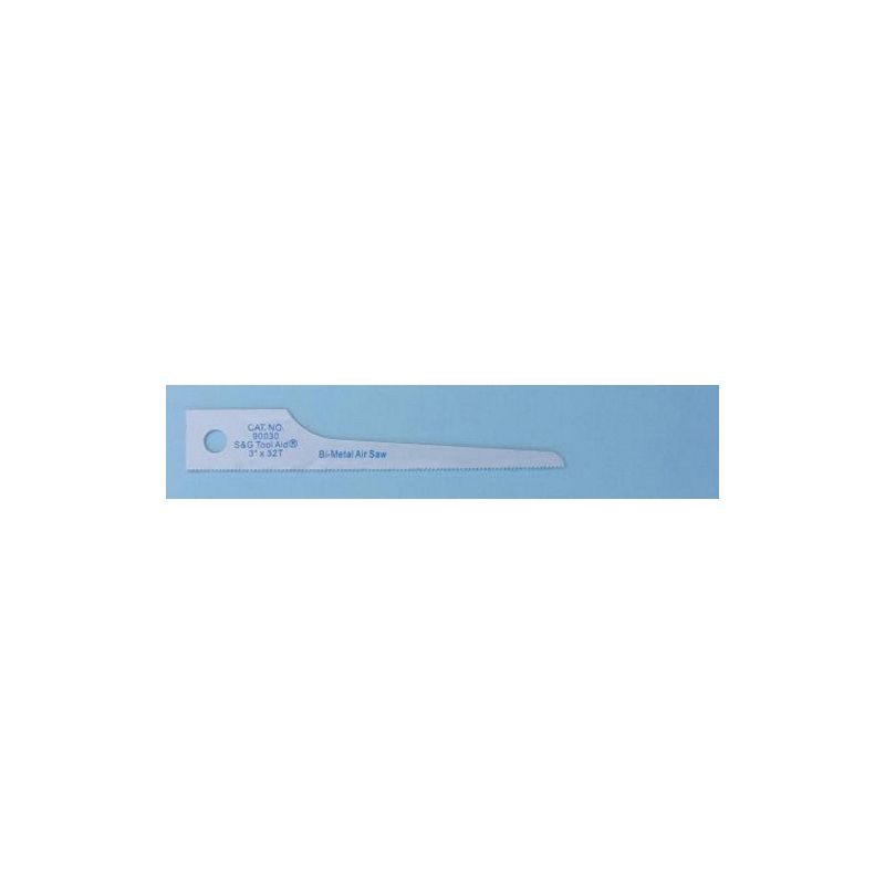 Tool Aid 90030 Scroll Reciprocating Air Saw Blade 32 TPI 3 in, Pack of 5