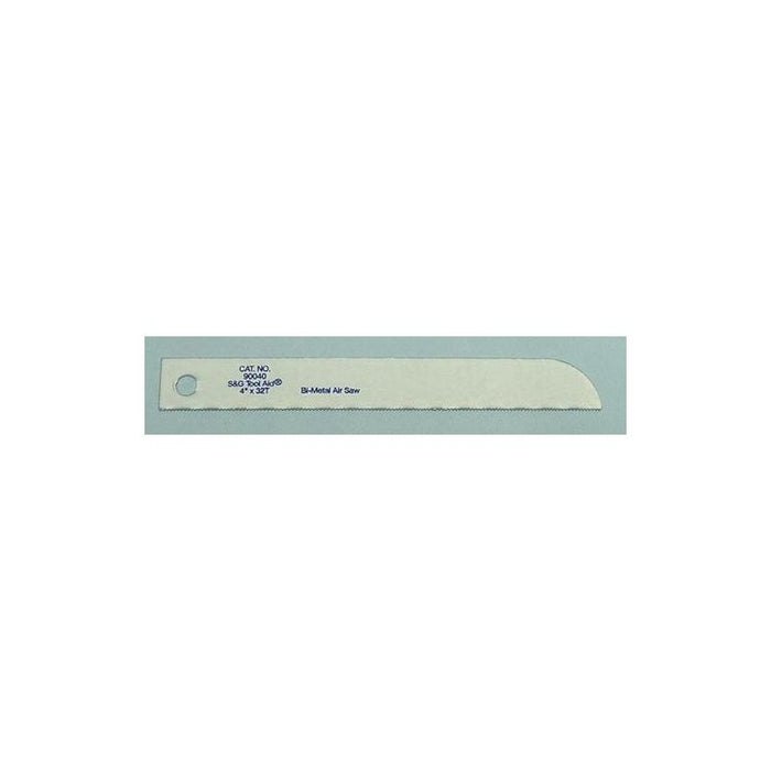 S & G Tool Aid Corp. AID 90040 All-Purpose Reciprocating Air Saw Blade, 32 TPI, 4 in L, Bi-Metal
