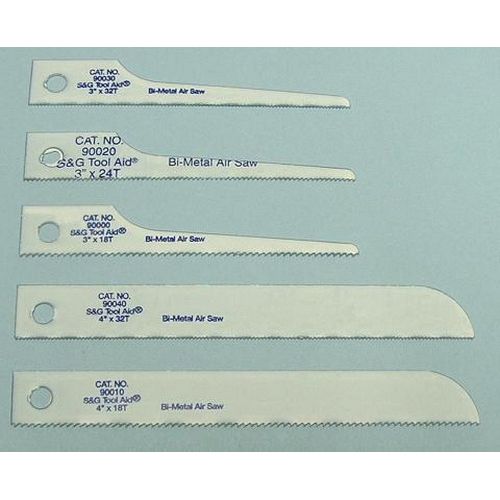 Tool Aid® 90050 Reciprocating Air Saw Blade Assortment, Bi-Metal, includes blades