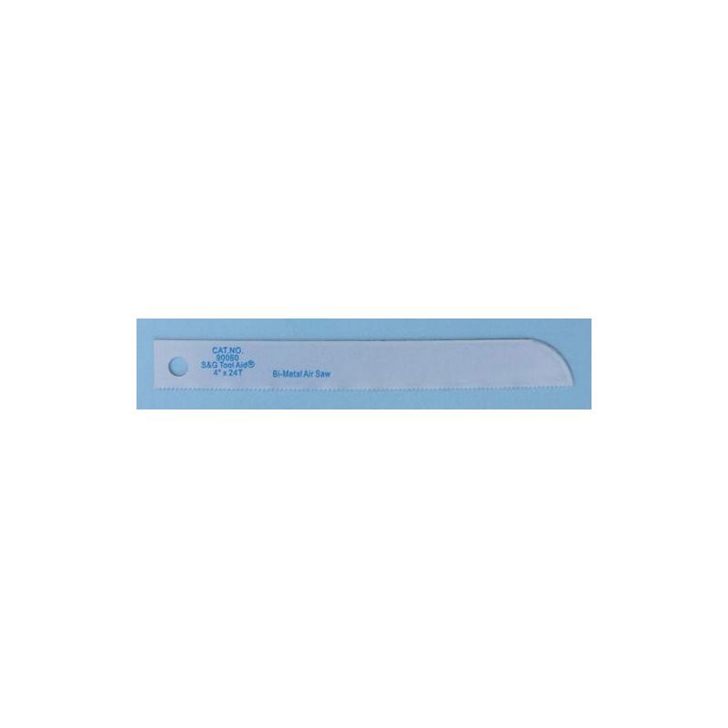 Tool Aid® All-Purpose Reciprocating Air Saw Blade 90060, 4 in Length, 24 TPI Bi-Metal for Metal