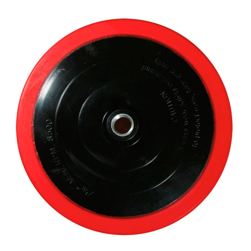 S.M. Arnold, Inc. S.M. Arnold 69-080 Backing Plate, 9 in Dia, Hook Attachment, Plastic Pad, Red