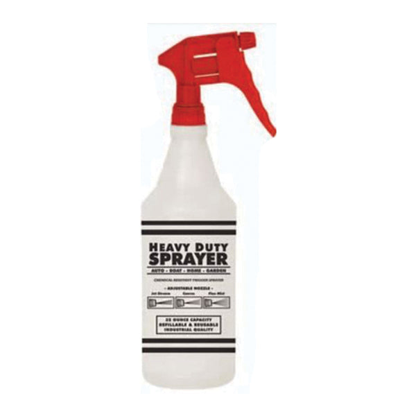S.M. Arnold, Inc. S.M. Arnold 92-767 Chemical Resistant Combination Bottle, 32 oz, Plastic, Red