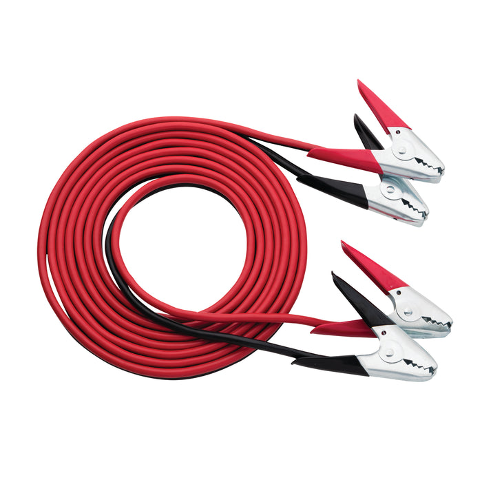 Solar ft 4 GA Twin Booster Cables with 600A Parrot Clamps