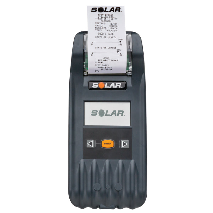 Solar CCA Electronic Battery & System Tester w/Printer