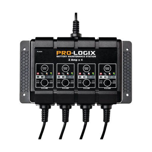 4x2A Solar PRO-LOGIX 4-Bank Battery Maintenance Station