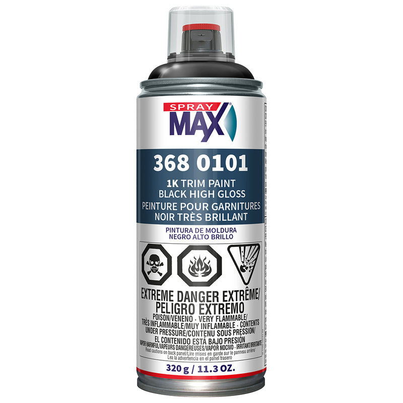 SprayMax, Peter Kwasny, Inc Trim Paint Gloss Black — 11.3 — view 2