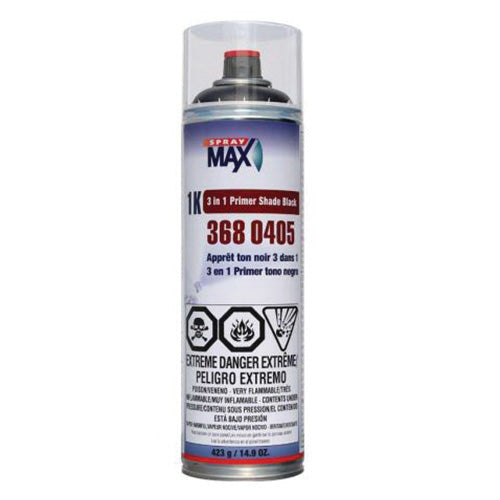 SprayMax, Peter Kwasny, Inc 3 In 1 Primer Shade Black — 500