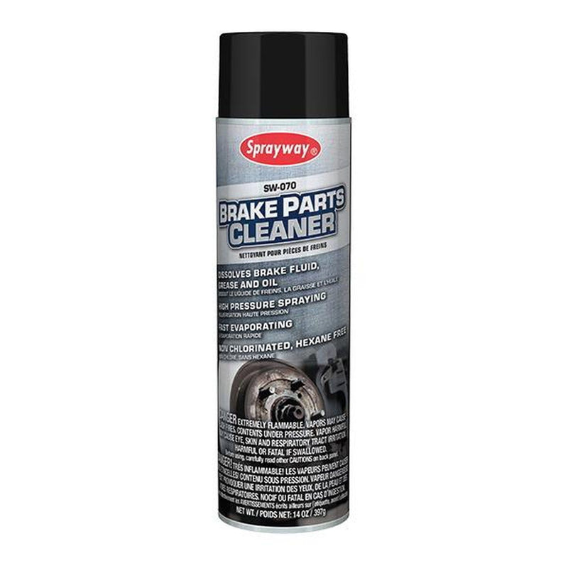 Brake Parts Cleaner, 14 Oz, Aerosol Can, Colorless, Solvent